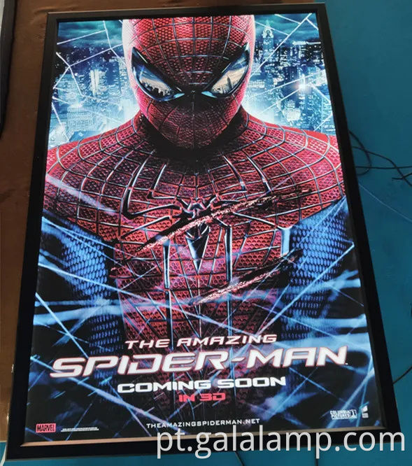 LED LED POSTER PULHOREMENT LIGHT CAIXA SNAP LAMP